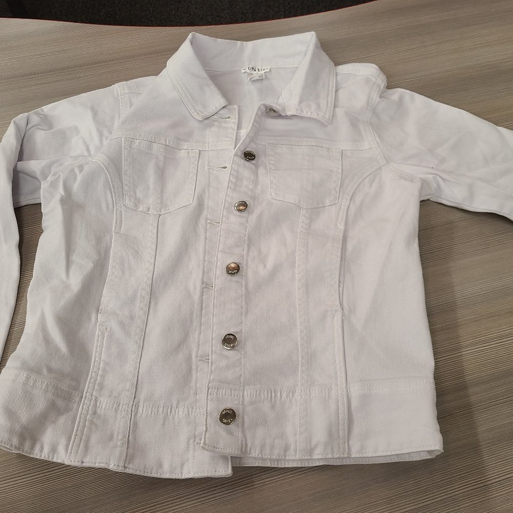 White jean jacket by Venus